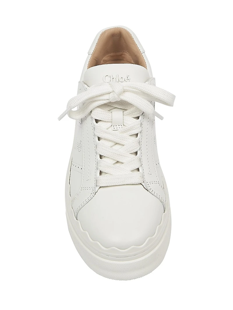 Lauren Leather Low-Top Sneakers