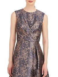 Rhoda Abstract Jacquard Midi-Dress