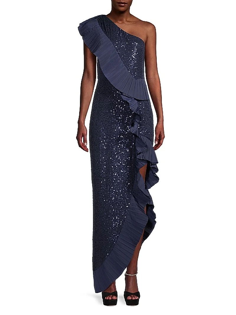 Mercer Sequin & Taffeta Gown
