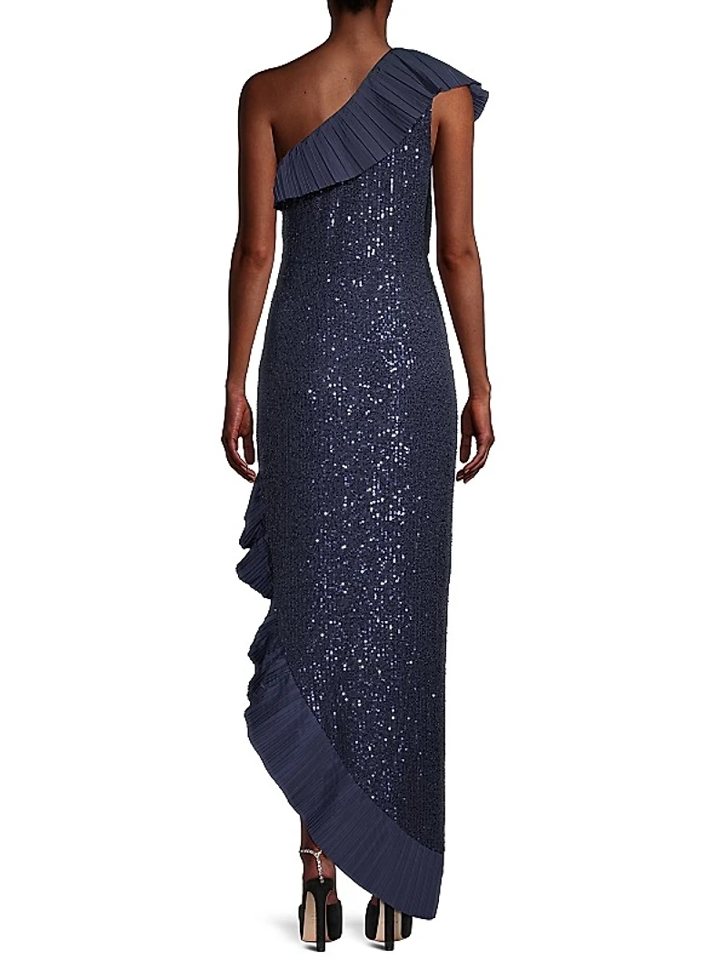 Mercer Sequin & Taffeta Gown