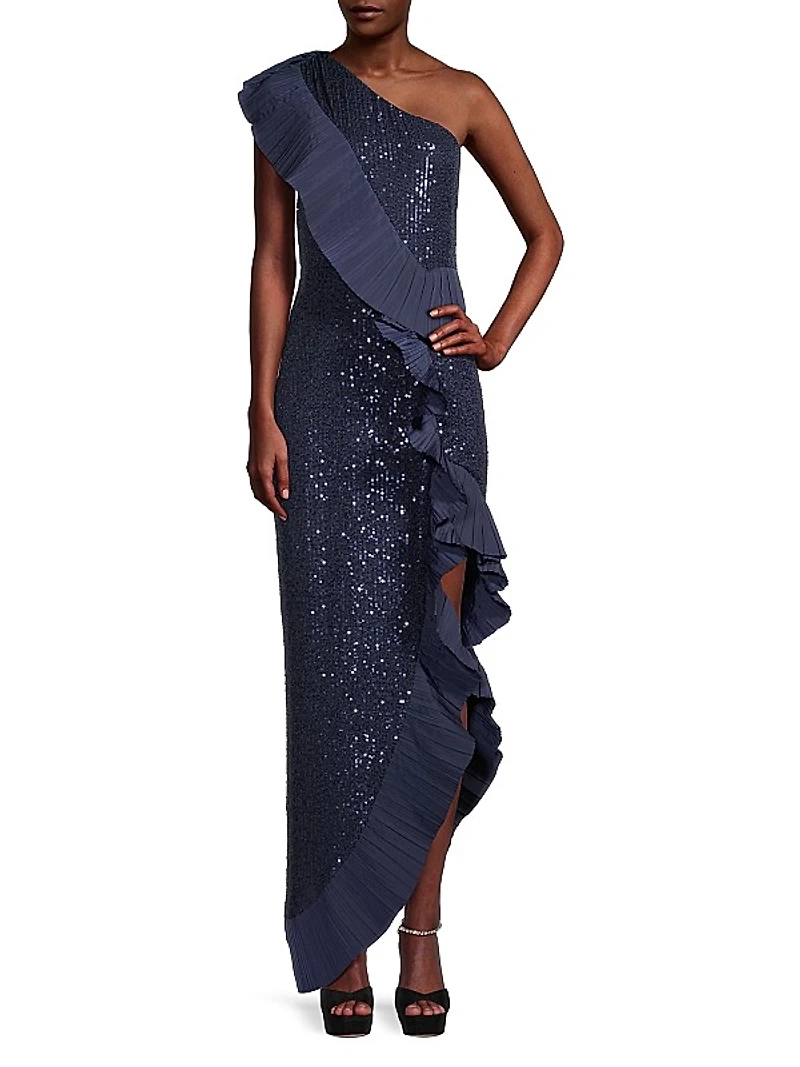 Mercer Sequin & Taffeta Gown