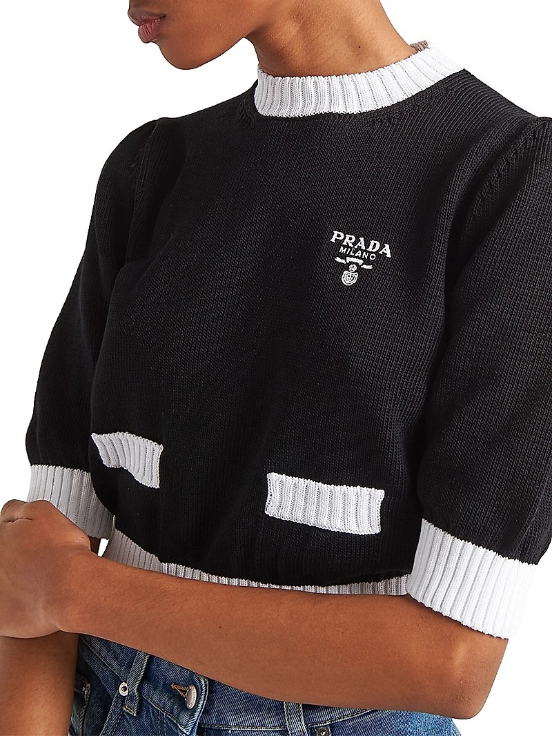 Cotton Crewneck Sweater