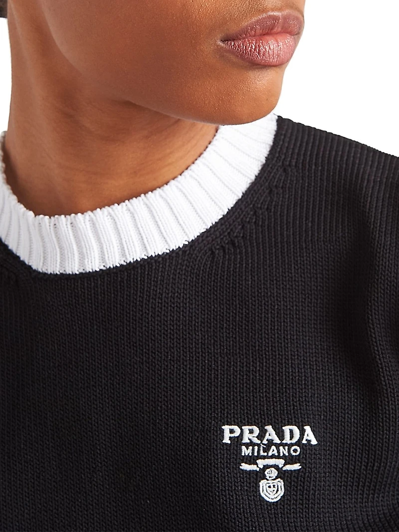 Cotton Crewneck Sweater