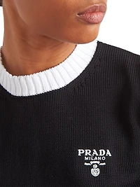 Cotton Crewneck Sweater