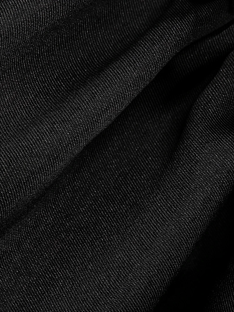 Vieda Strapless Bubble-Hem Gown