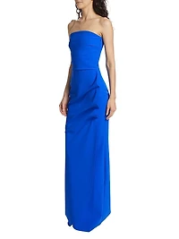 Clotilde Strapless Column Gown