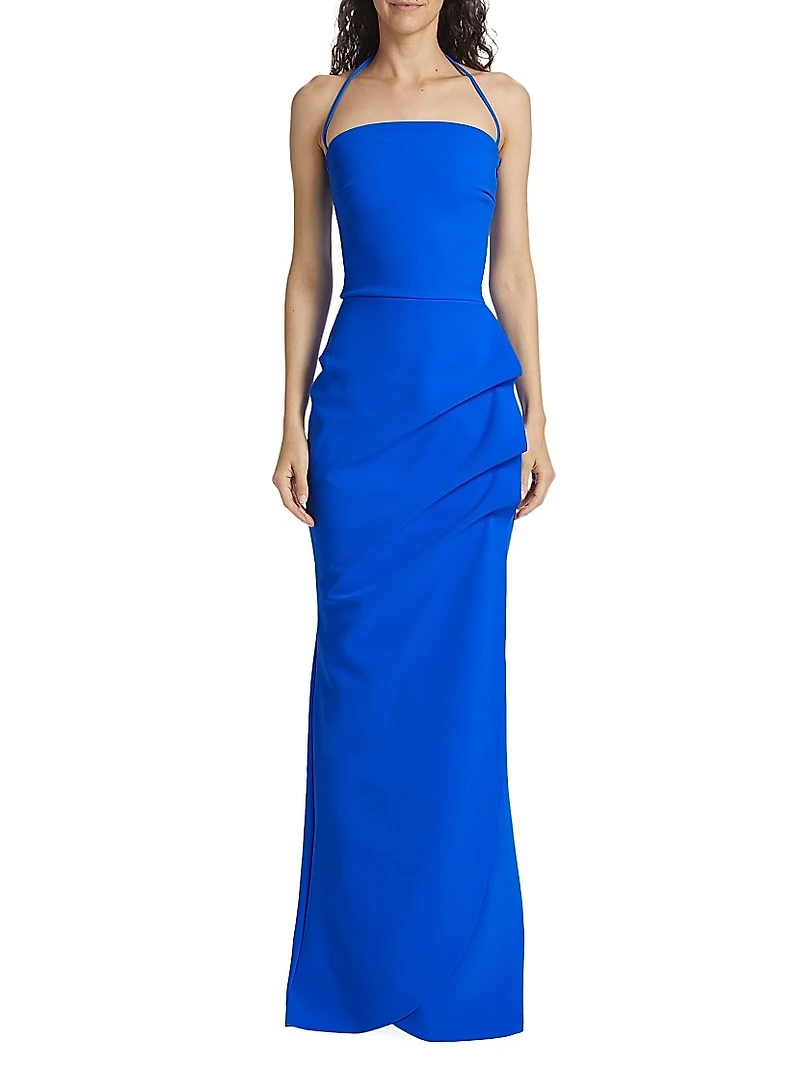 Clotilde Strapless Column Gown