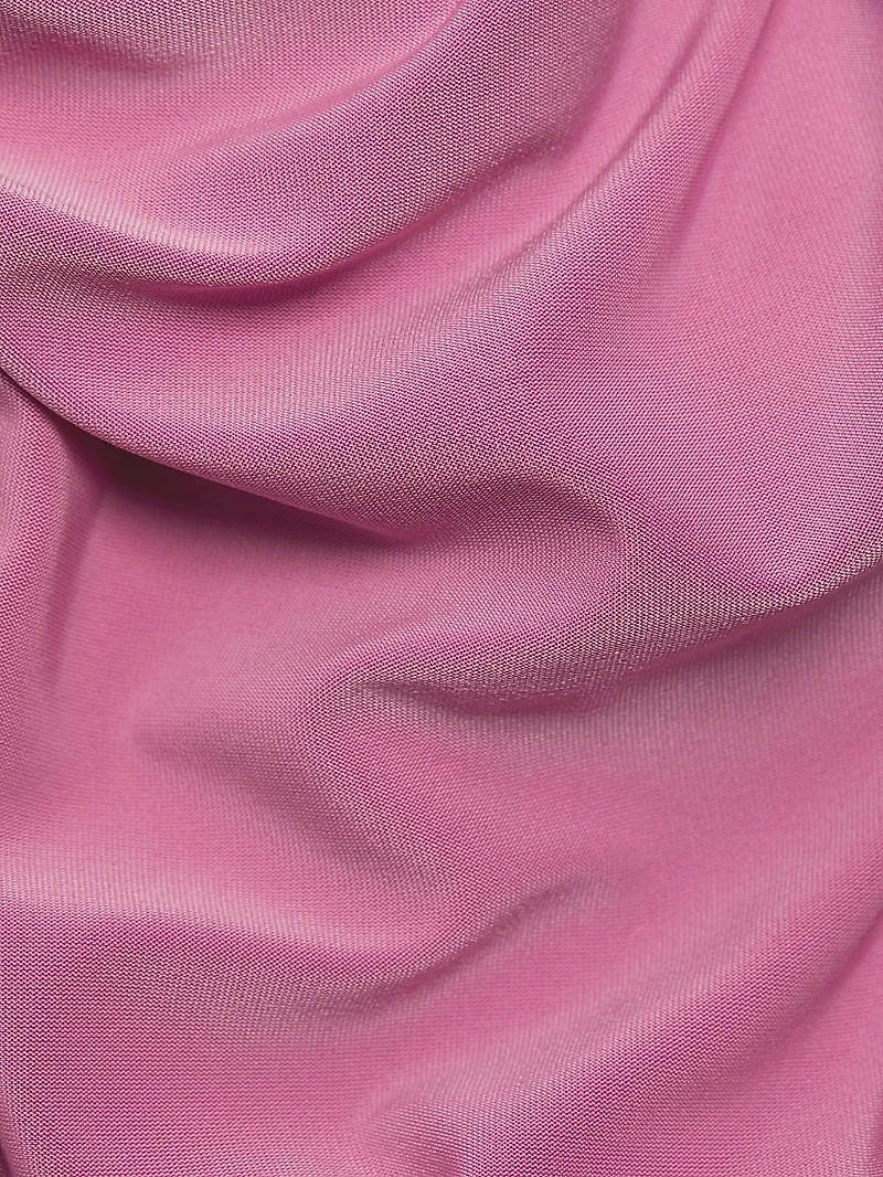 Pisces Draped Jersey Cut-Out Gown