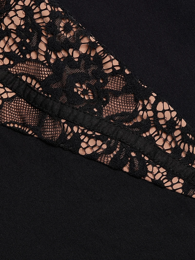 Franco Lace-Inset Jumpsuit