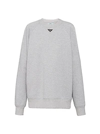 Long-Sleeved Cotton Sweatshirt