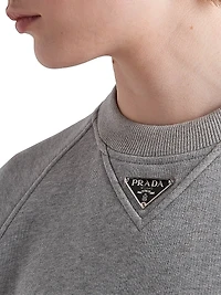 Long-Sleeved Cotton Sweatshirt