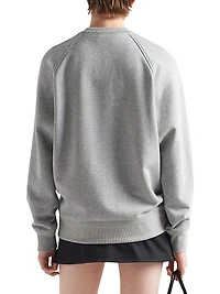 Long-Sleeved Cotton Sweatshirt