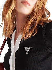 Cropped Cotton Cardigan
