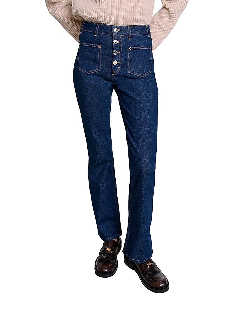 Denim Jeans with Pockets