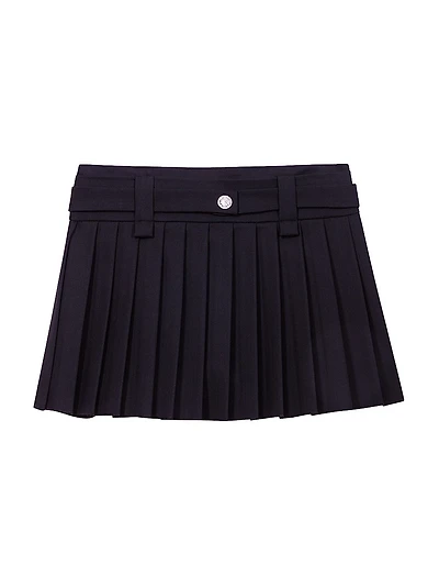 Short Pleated Skirt