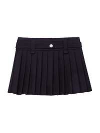 Short Pleated Skirt