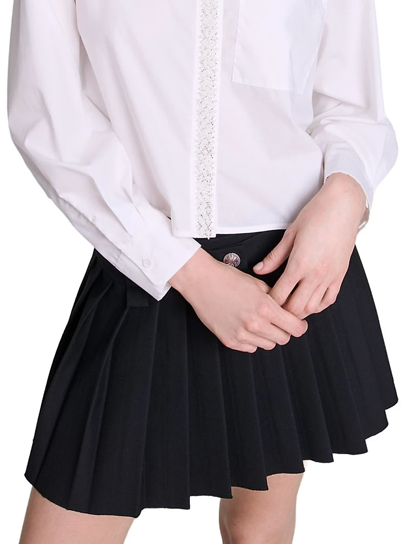 Short Pleated Skirt