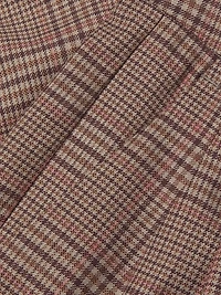 Prince Of Wales Wide-Leg Trousers