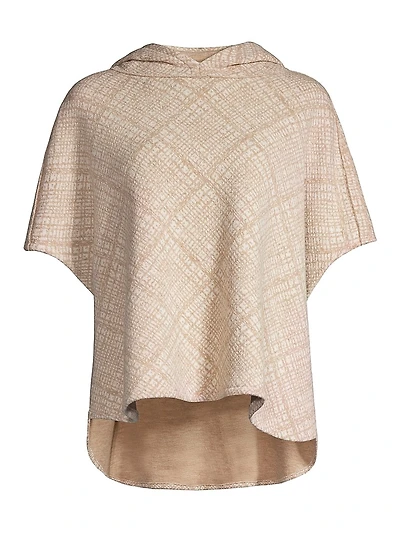 Hooded Wool-Blend Cape