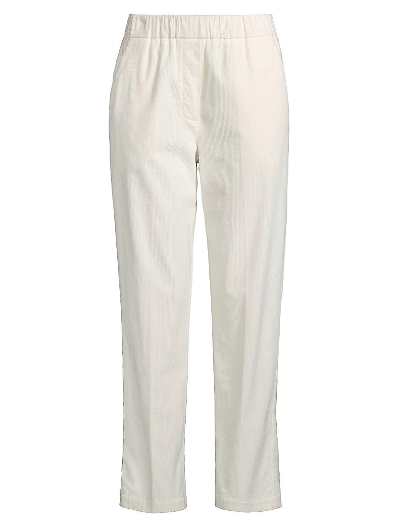 Cotton-Blend Corduroy Pants