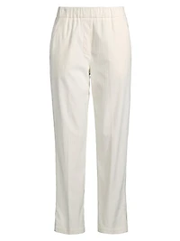 Cotton-Blend Corduroy Pants
