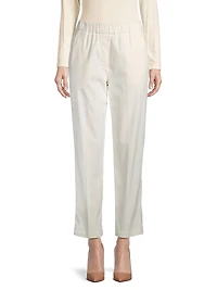 Cotton-Blend Corduroy Pants