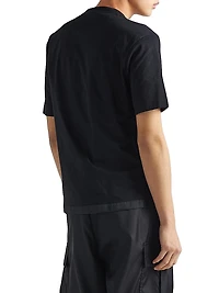 Re-Nylon and Jersey T-Shirt