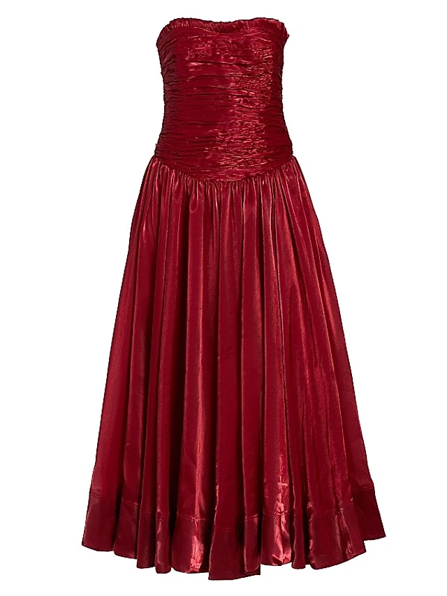 knee length dresses for ladies Manifest Midi Dress | Blue Hydrangea main image 0