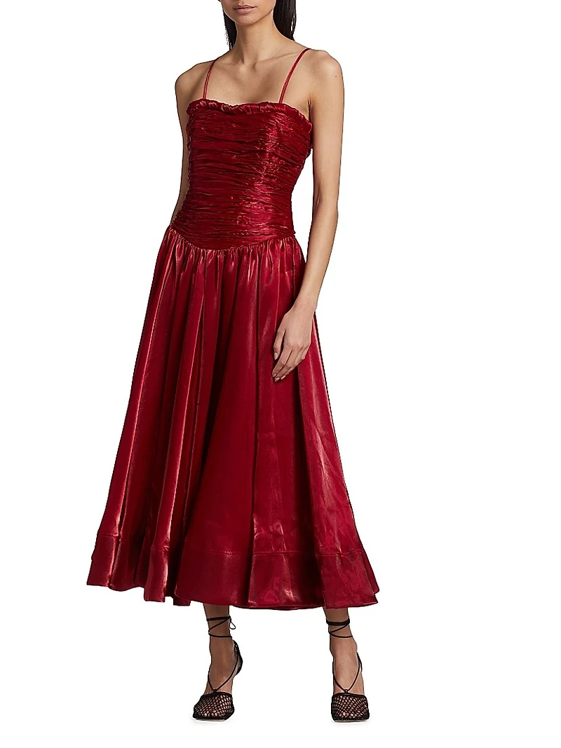 Regent Sleeveless Midi-Dress