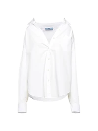 Embroidered Poplin Shirt