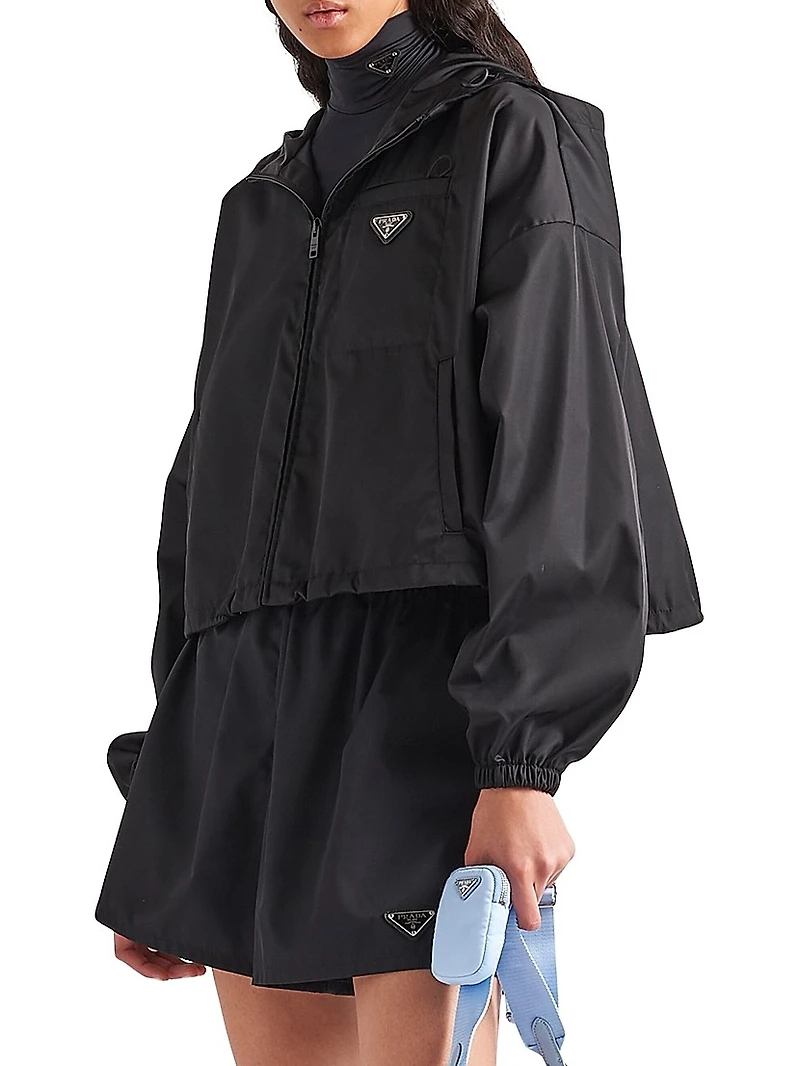 Re-Nylon Cropped Jacket