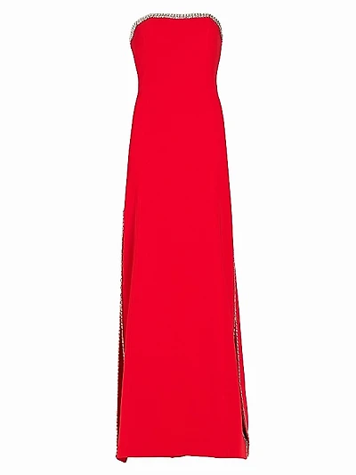Collins Embellished Crepe Gown