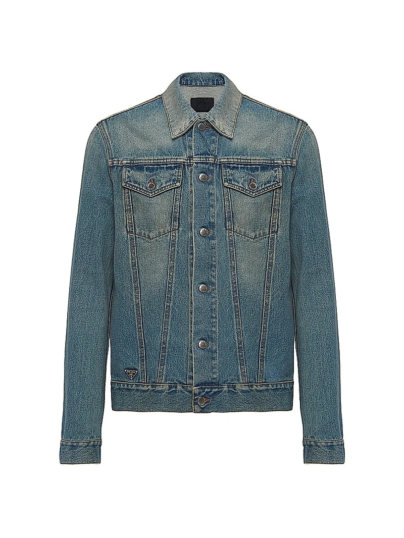 Denim Blouson Jacket