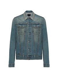 Denim Blouson Jacket