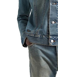 Denim Blouson Jacket