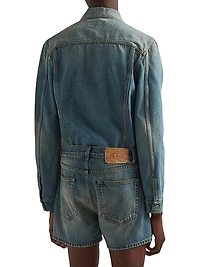 Denim Blouson Jacket