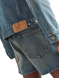 Denim Blouson Jacket