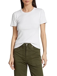 Pruitt Ribbed Cotton-Blend T-Shirt