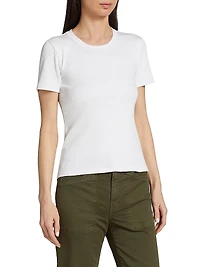 Pruitt Ribbed Cotton-Blend T-Shirt