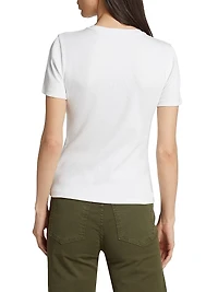 Pruitt Ribbed Cotton-Blend T-Shirt