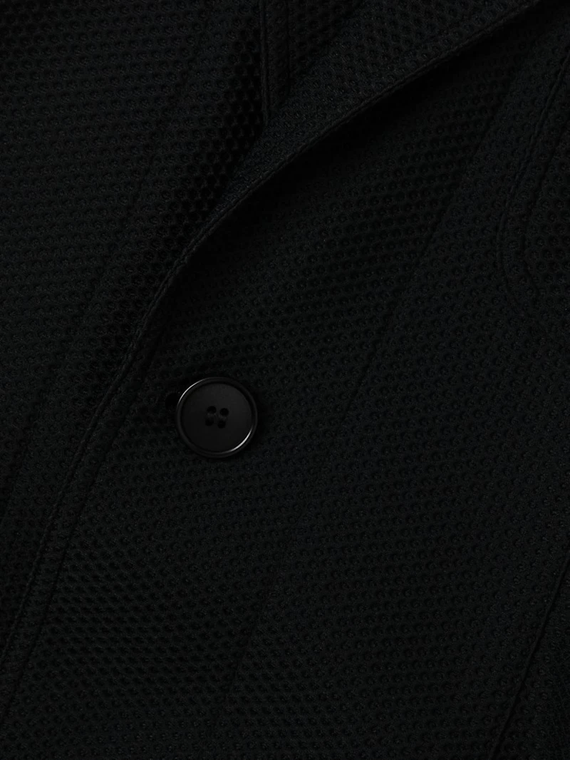 Peak-Lapel Two-Button Blazer