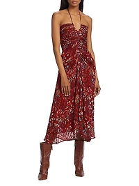 Palermo Toribia Off-The-Shoulder Midi-Dress