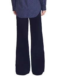 Grayson Corduroy Wide-Leg Pants