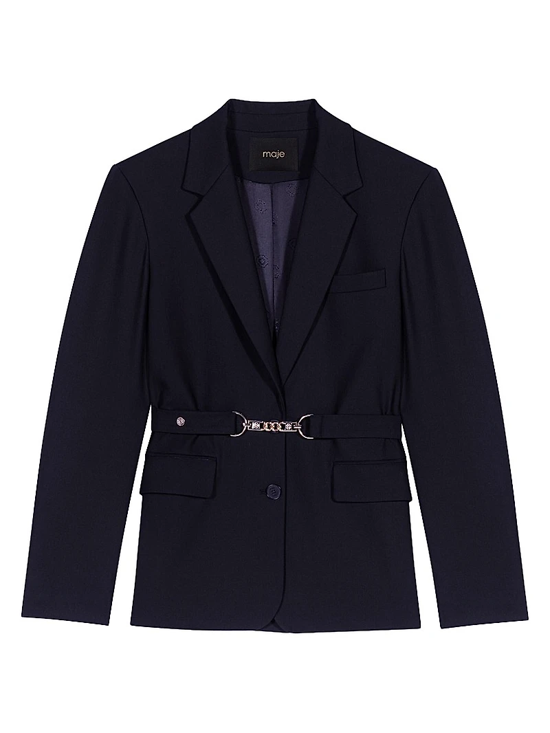 Belted Suit Jacket