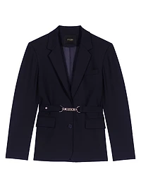 Belted Suit Jacket
