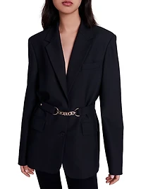 Belted Suit Jacket
