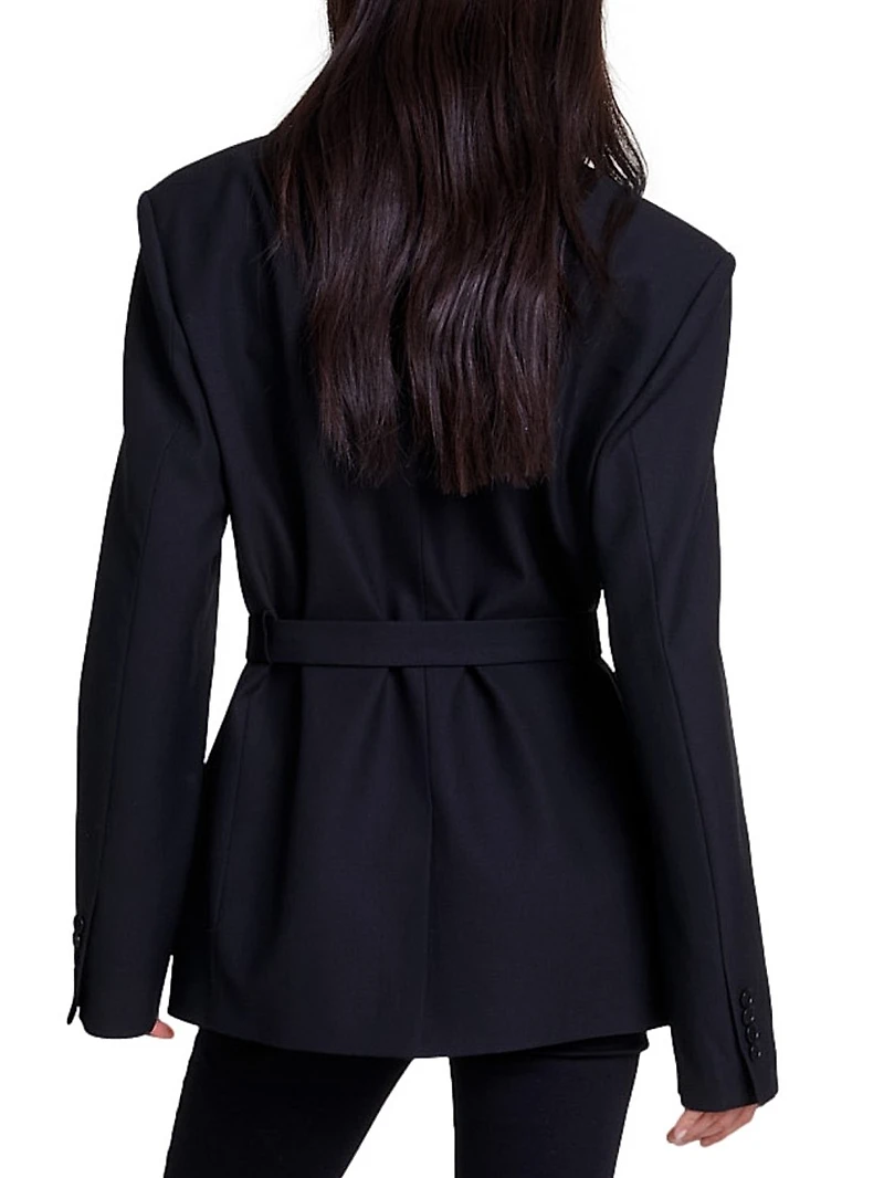 Belted Suit Jacket