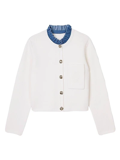 High-Neck Cardigan
