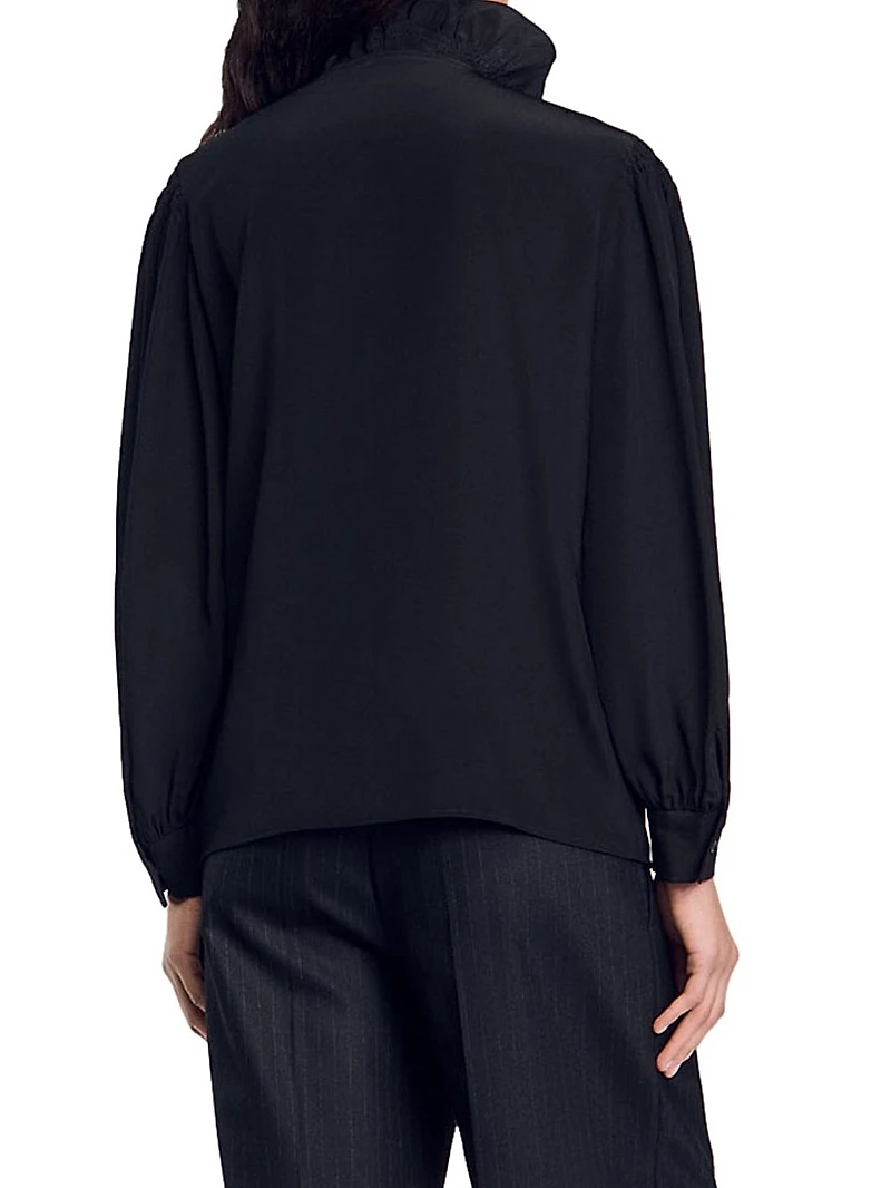 Flowy Silk Shirt