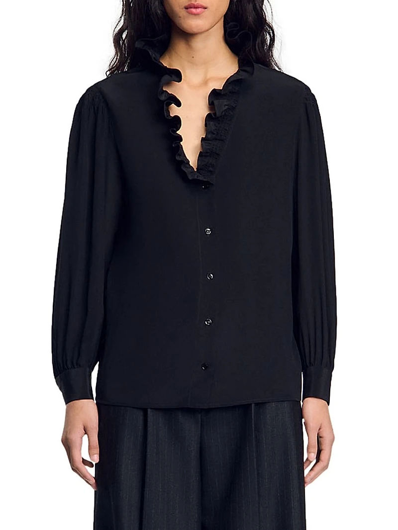 Flowy Silk Shirt